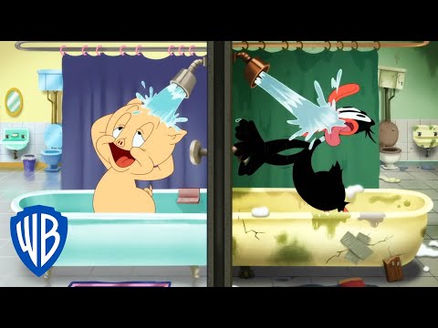 Looney Tunes | Crazy Shower | @WB Kids