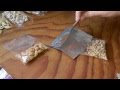 Sealing bags with an iron