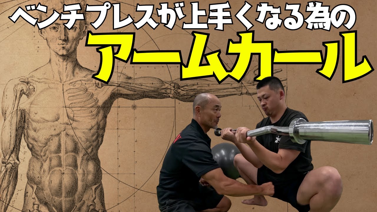 ベンチプレスが上手くなるアームカール