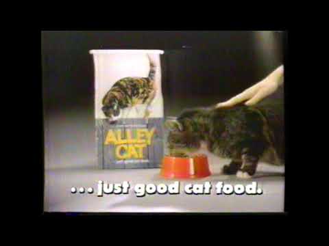 1985 Alley Cat Cat Food Don T You Just Love That Alley Cat TV Commercial 