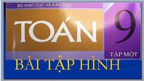 Giải toán 9 tập 2 bài 1 hình học