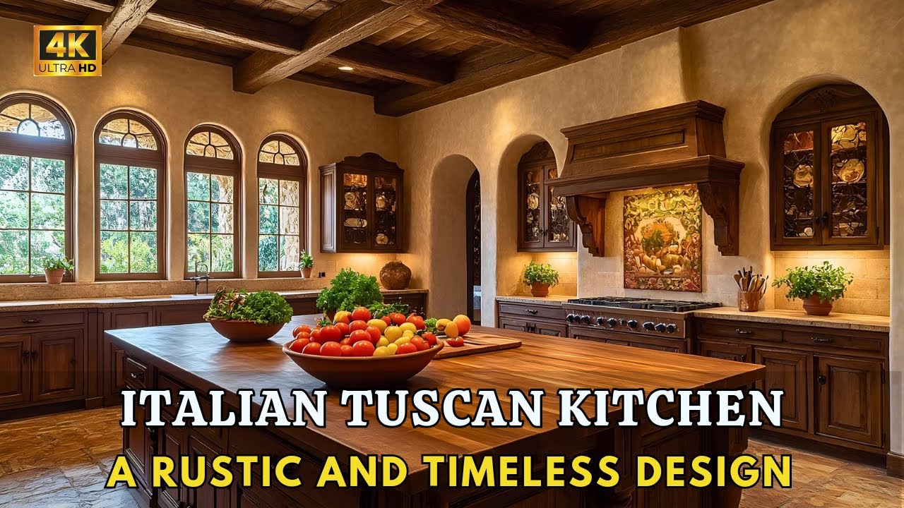 Преобразите свой дом с помощью потрясающей итальянско-тосканской кухни | Деревенская элегантность...