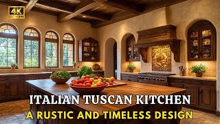Transform Your Home with a Stunning Italian Tuscan Kitchen | Rustic Elegance Await to Be Discovered