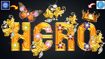 Glass Font Editing On mobile  Using Pixellab Ps Touch Ps cc How To Make glass font| Zarraq Creation