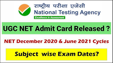 NTA UGC NET Admit Card Released? NTA NET 2021 Latest News I BSSEI