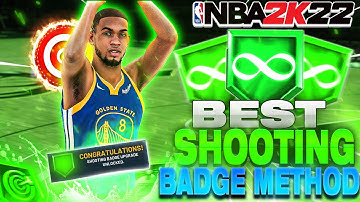 *FASTEST* BEST SHOOTING BADGE METHOD in NBA 2K22⭐ HOW TO GET MAXED SHOOTING BADGES in 2K22 (ONE DAY)
