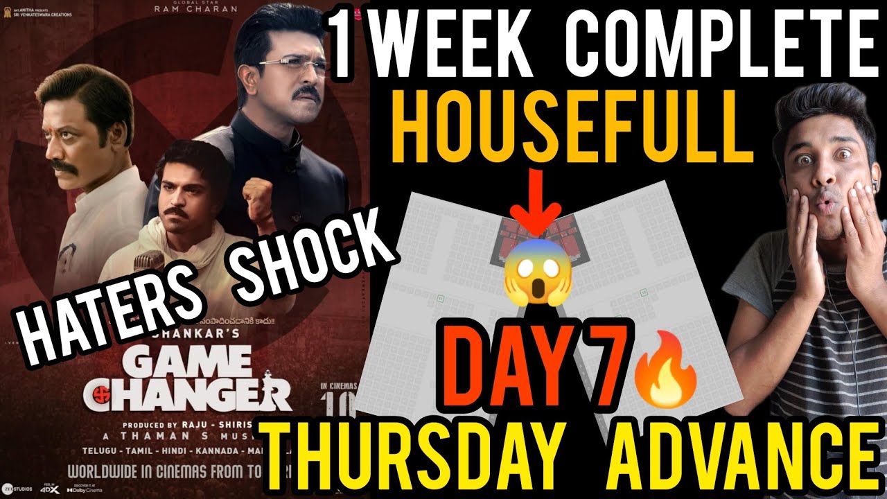 GAME CHANGER Day 7 Advance Booking Report GAME CHANGER Advance