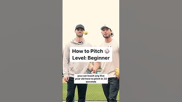 3 Easy Steps for Beginner Pitchers. #baseball