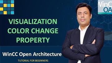 19-WinCC Open Architecture - Configure Visualization Color Change Property | WinCC OA SCADA Tutorial