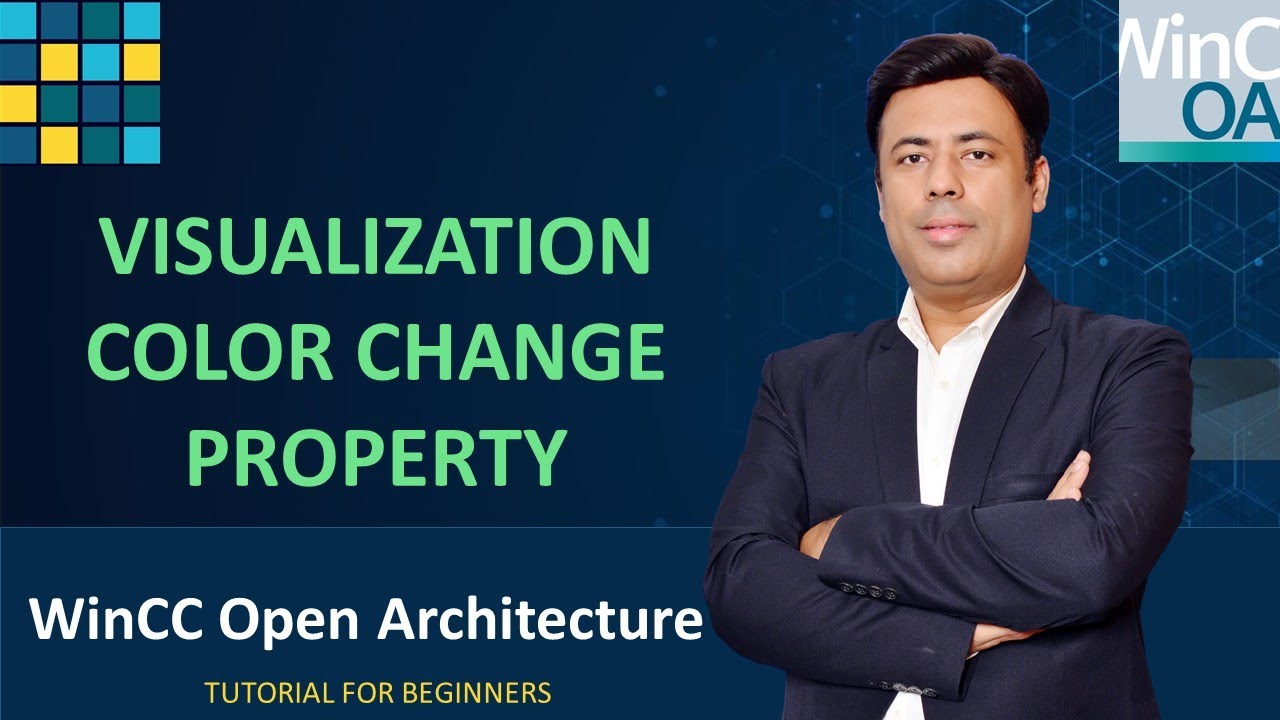 19-WinCC Open Architecture — настройка свойства изменения цвета визуализации | Учебное пособие по...