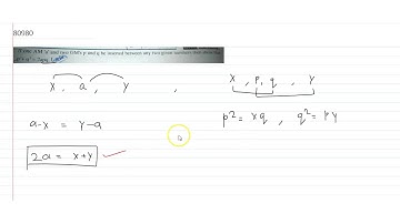one `AM` ,`a` and two `GM