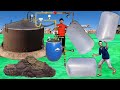 Cheapest Gobar Gas Homemade Cooking Biogas Plant Hindi Kahaniya Moral Stories New Funny Comedy Video