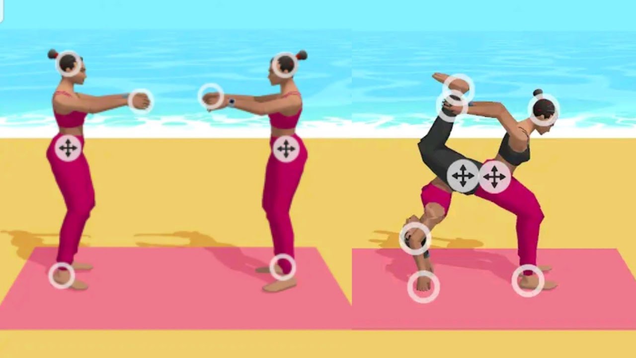 Couples Yoga Level 1 - 10 Gameplay