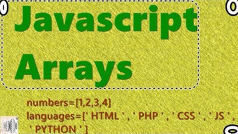 #Javascript #arrays Javascript array tutorial | Access array element by index | Javascript list
