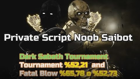 Noob Saibot Dark Sabbath Advanced Combo | Mortal Kombat 11 Scripts CronusMax and Titan One o Two