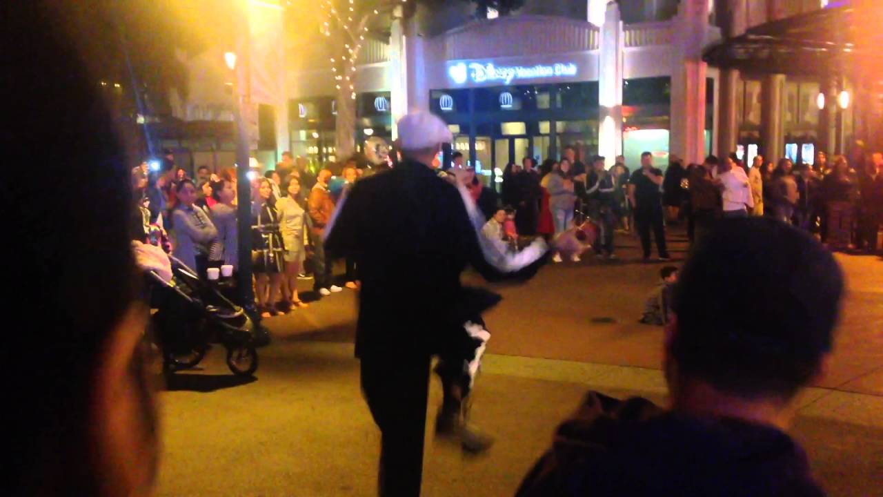 Drunk Man at Disneyland goes crazy! YouTube