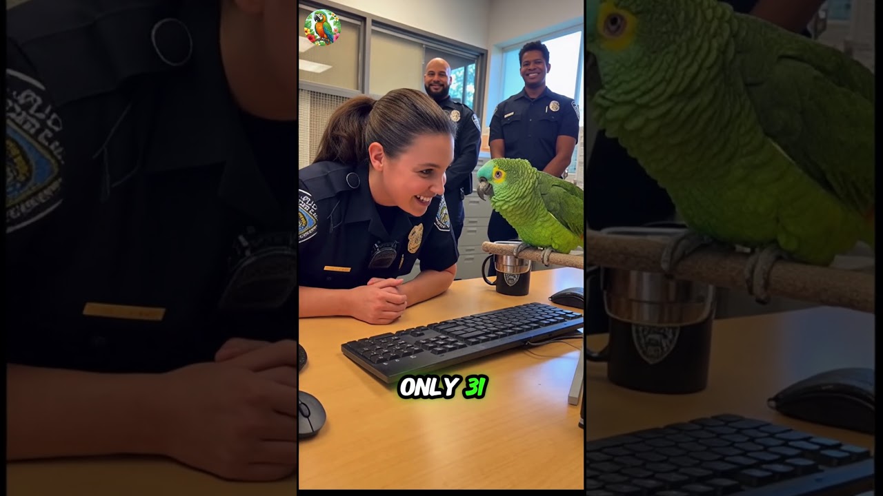 Talking Parrot Rejects Police Proposal | Funny American Cop Comedy 😂🦜 