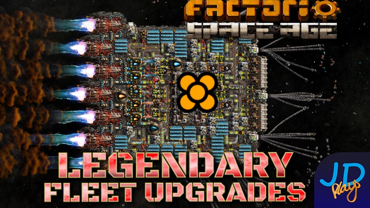 Legendary Fleet Upgrades⚙️ Factorio Space Age 🚀 Ep52 🏭 Lets Play - YouTube
