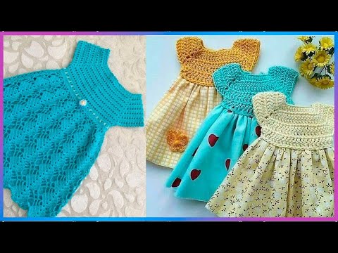 VESTIDO DE NIÑAS TEJIDOS A CROCHET - YouTube