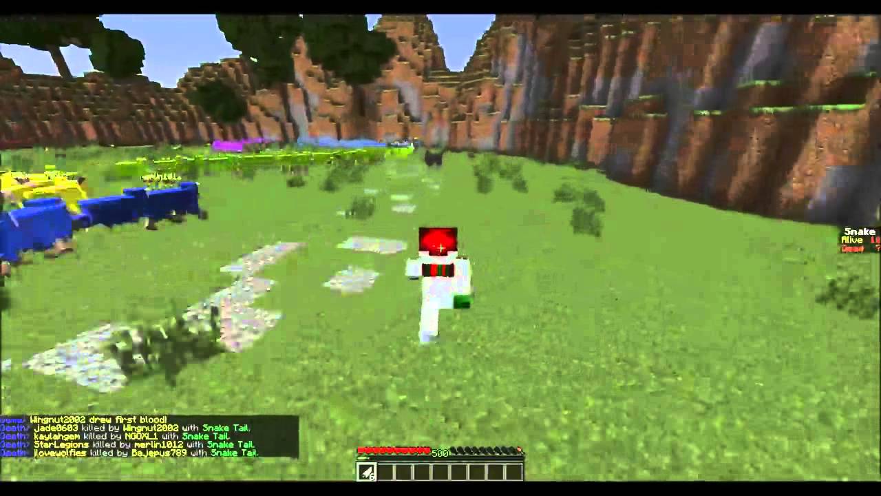 Minecraft Minigames - #39: 4X SPEED! (Mineplex Snake)