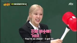 [EngSub] Knowing Brothers with 'Rosé & Hyeri' full Ep 272 part 12