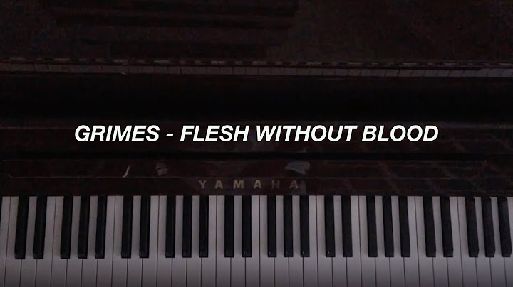 Flesh Without Blood Piano version - Piano performance video thumbnail