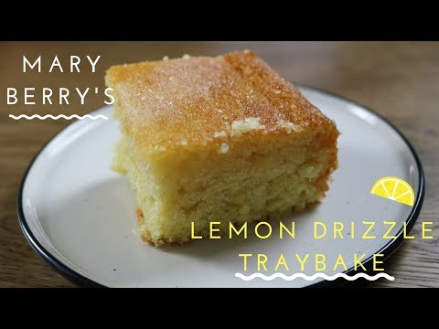 mary-berry's-lemon-drizzle-traybake-cake-|-montvale-bakes