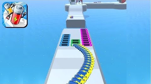 Satisfying Mobile Games Battery Run - All Levels Gameplay Android,ios (Levels 7-9)