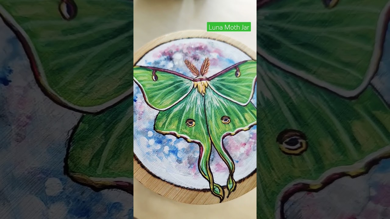 Quick process of Luna Moth Jar 