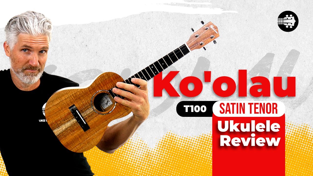 Ko'olau T-100 Premium Koa Tenor Hawaiian Ukulele Satin | 