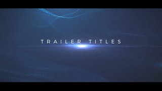 Modern Trailer Titles Template Sony Vegas Pro 12 18 And Above