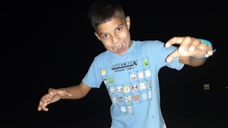 never bring your little brother outside at 3 am coz he'll wanna chase you like a crazy person ...