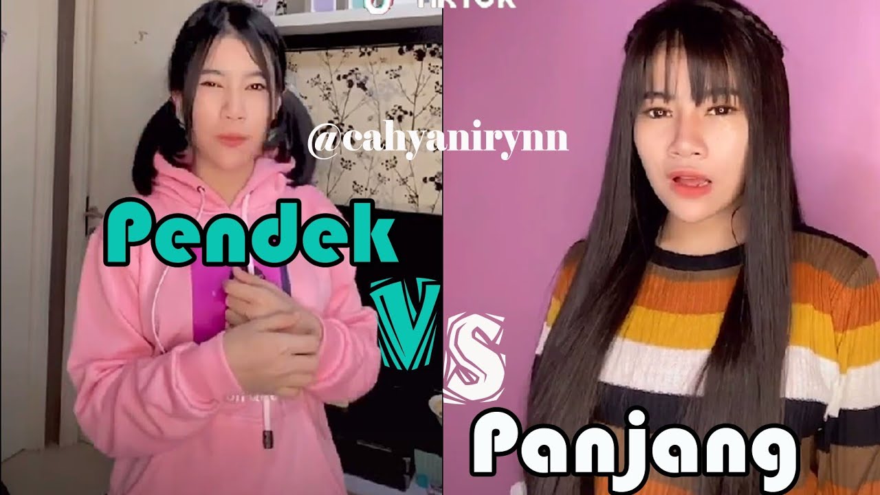 Tiktok Cahyaniryn Rambut Pendek vs Rambut Panjang  Kamu 