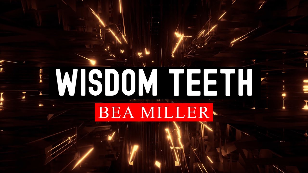 Bea Miller - Wisdom Teeth 👄 ( VJ Video Background ) Song lyrics design, music background clip.