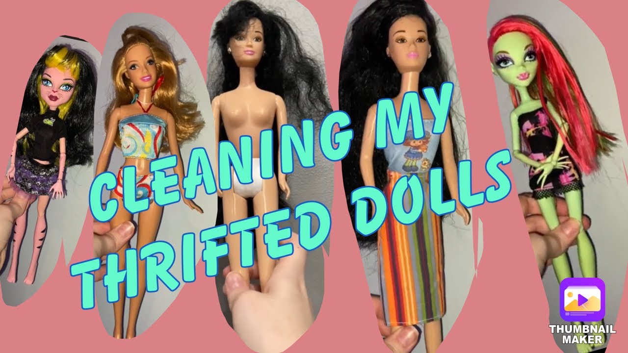 Fixing Up My Thrifted Dolls
