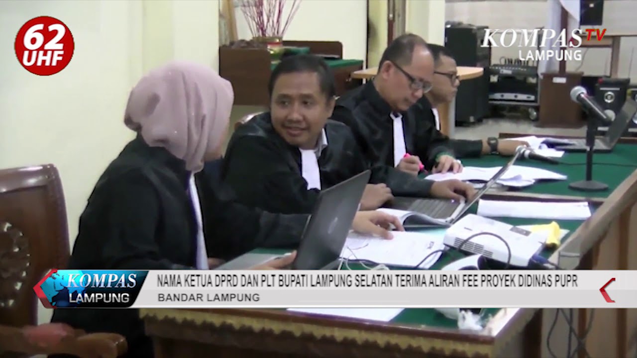 NAMA KETUA DPRD DAN PLT BUPATI LAMPUNG SELATAN TERIMA ALIRAN FEE PROYEK DIDINAS PUPR