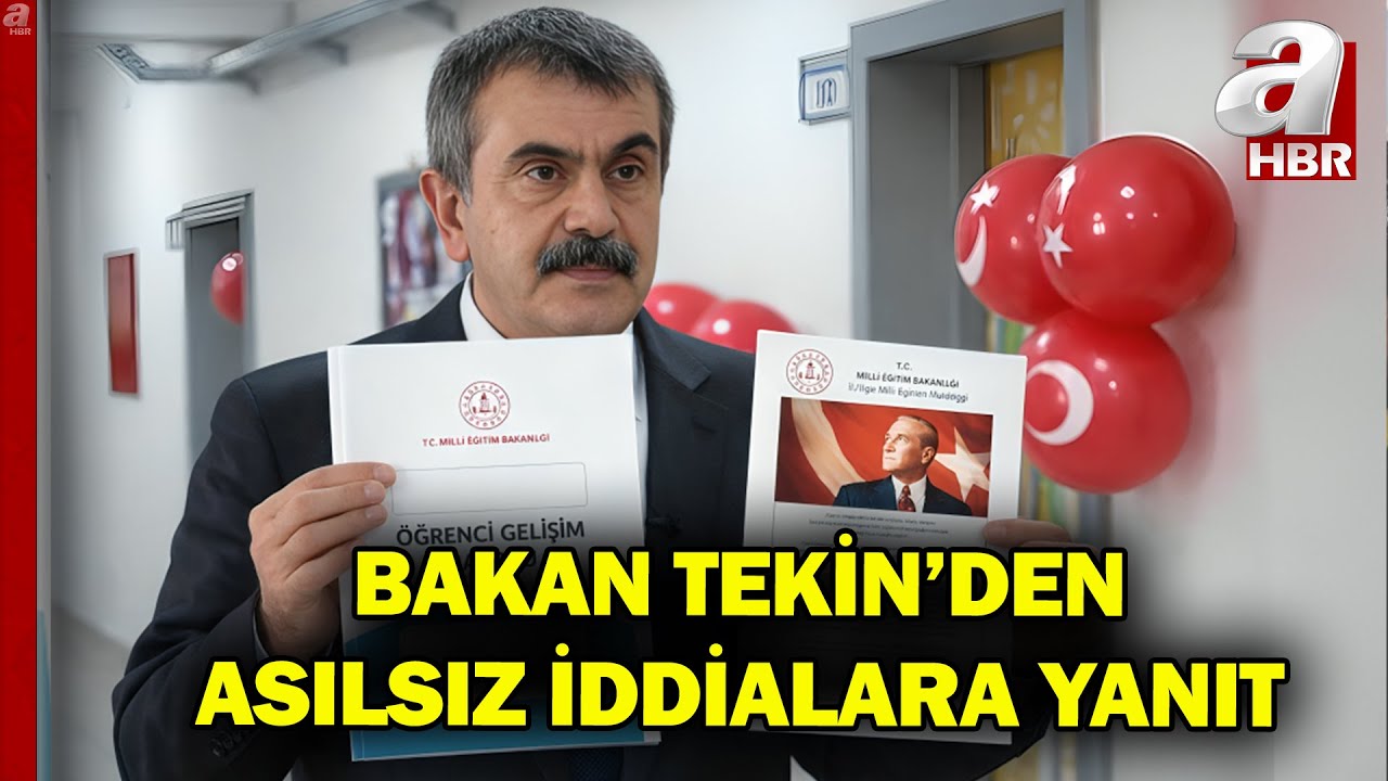 Milli Eğitim Bakanı Tekin'den 