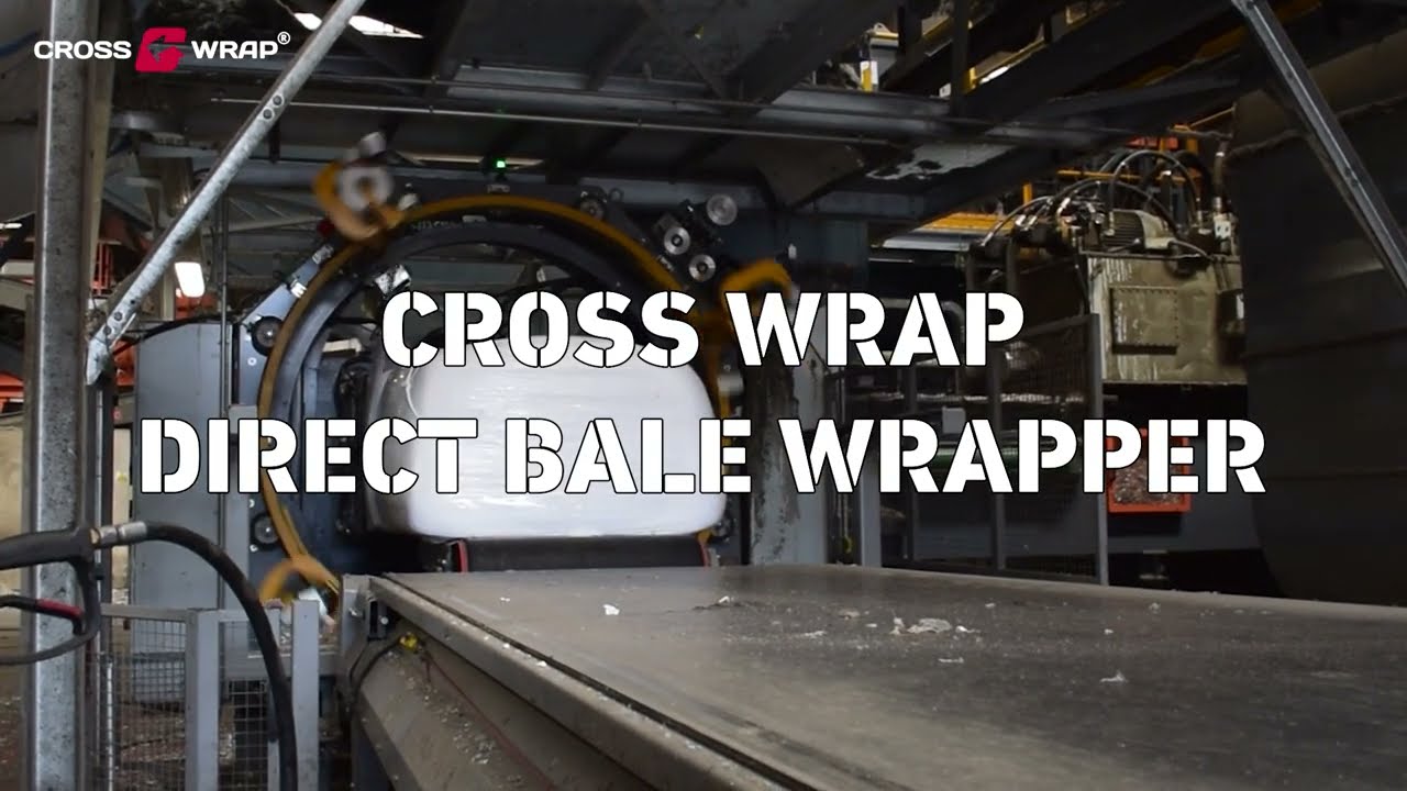 CW Direct Wrapper | Waste fuel wrapping at Synextra S.P.A. in Italy | Cross Wrap