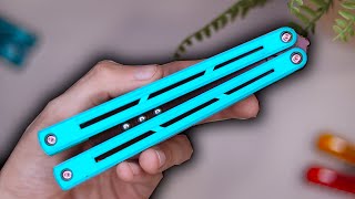 The Best PLASTIC Balisong?? Tay Flipper Balisong Review!