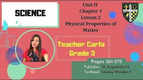 🇵🇭 SCIENCE / Physical Properties of Matter  | Grade 3 | NSC Porac Pampanga Philippines