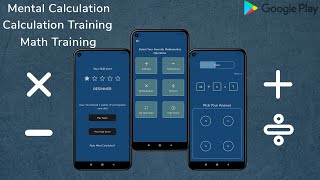Test Mental Calculation speed and Calculation Training App screenshot 4