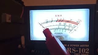 Strange electrostatic effect when touching Nissei's RS-102 instrument-S.W.R. & Powermeter. by LZ2EMO