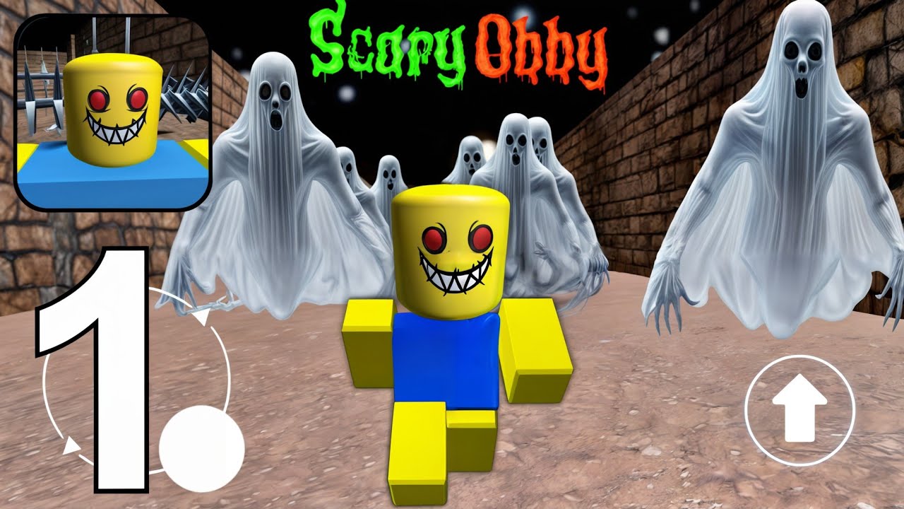 Scary Obby - Gameplay Walkthrough Part 1 (Android, iOS)