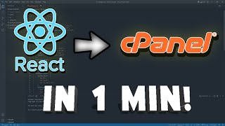 How to Deploy React App to cPanel IN 1 MIN! screenshot 4