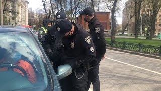 Полиция Харькова с поддержкой. 1 батальон