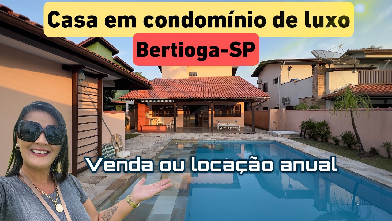Casa em condomínio de luxo em Bertioga-Sp