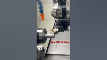 Oscillating Cutting Demo on Nakamura-Tome SC-100X2 Multitasking Machine (short)