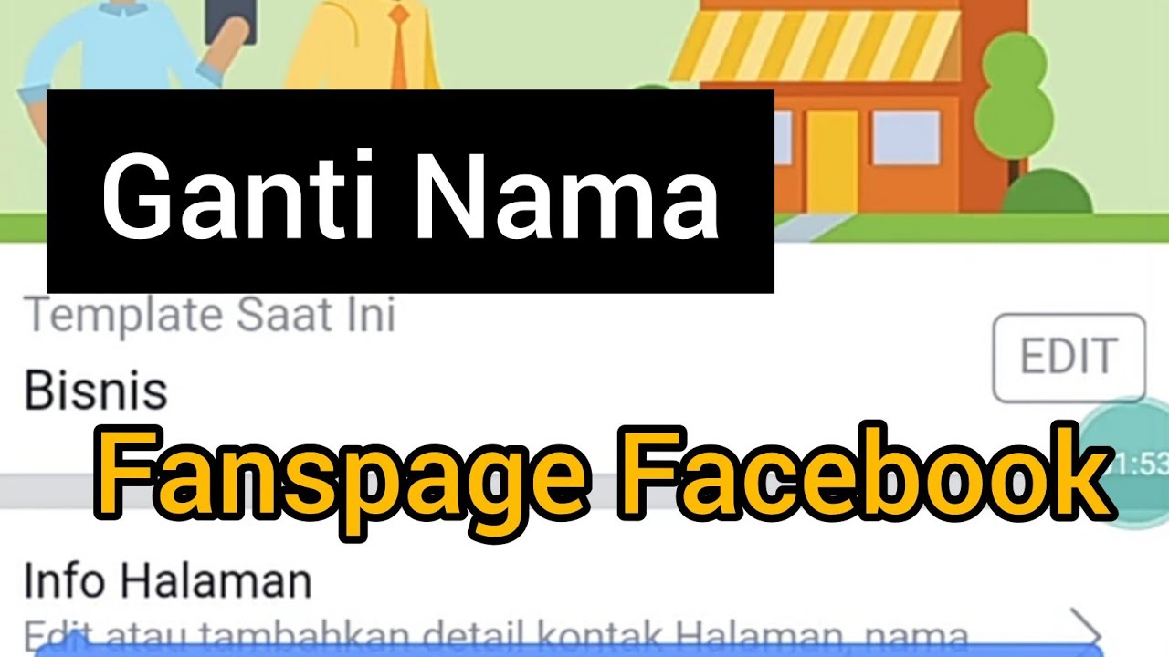 Cara mengganti nama fanspage Facebook | mengganti nama halaman Facebook