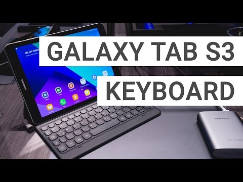 Samsung Galaxy Tab S3 Keyboard Cover: A closer look