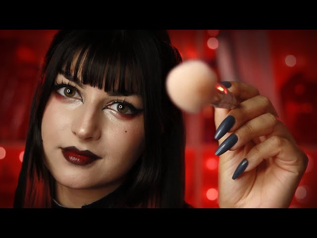 ASMR | Goth Girl Does Your Makeup🦇